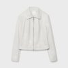 Fitted Leather Effect Jacket Fitted Leather Effect Jacket