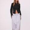 Fitted Shirt with Flowing Sleeves Fitted Shirt with Flowing Sleeves