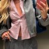 Fitted Shirt with Underbust Seam Fitted Shirt with Underbust Seam