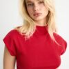 Fitted Short Dress with Ruched Detail Fitted Short Dress with Ruched Detail