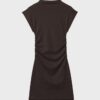 Fitted Short Dress with Ruched Detail Fitted Short Dress with Ruched Detail