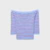 Fitted Striped Knit Jumper