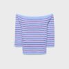 Fitted Striped Knit Jumper