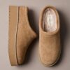 Flat Leather Clogs
