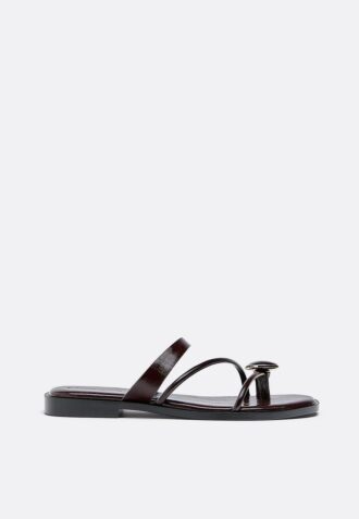 Flat Sandals with Stone Detail Flat Sandals with Stone Detail