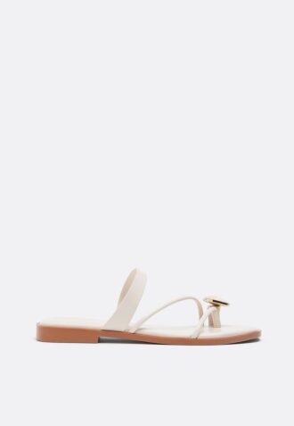 Flat Sandals with Stone Detail Flat Sandals with Stone Detail