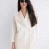 Flowing Double-Breasted Blazer