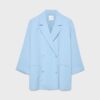 Flowing Double-Breasted Blazer Flowing Double-Breasted Blazer
