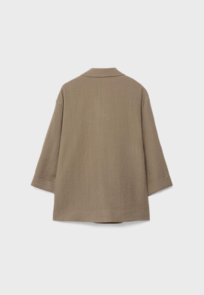 Flowing Double-Breasted Blazer Flowing Double-Breasted Blazer