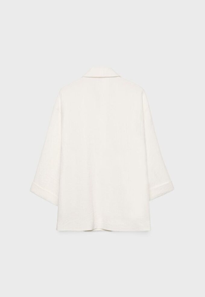 Flowing Double-Breasted Blazer