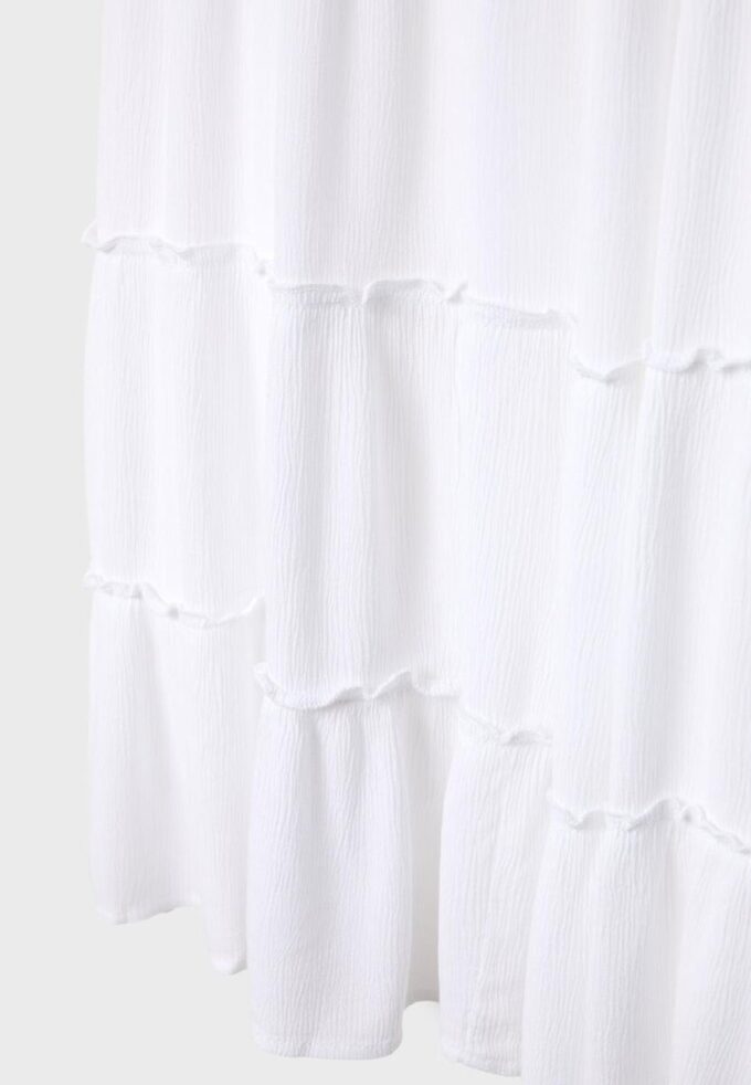Flowing Panelled Midi Skirt