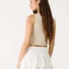 Flowing Skort with Embroidery Flowing Skort with Embroidery