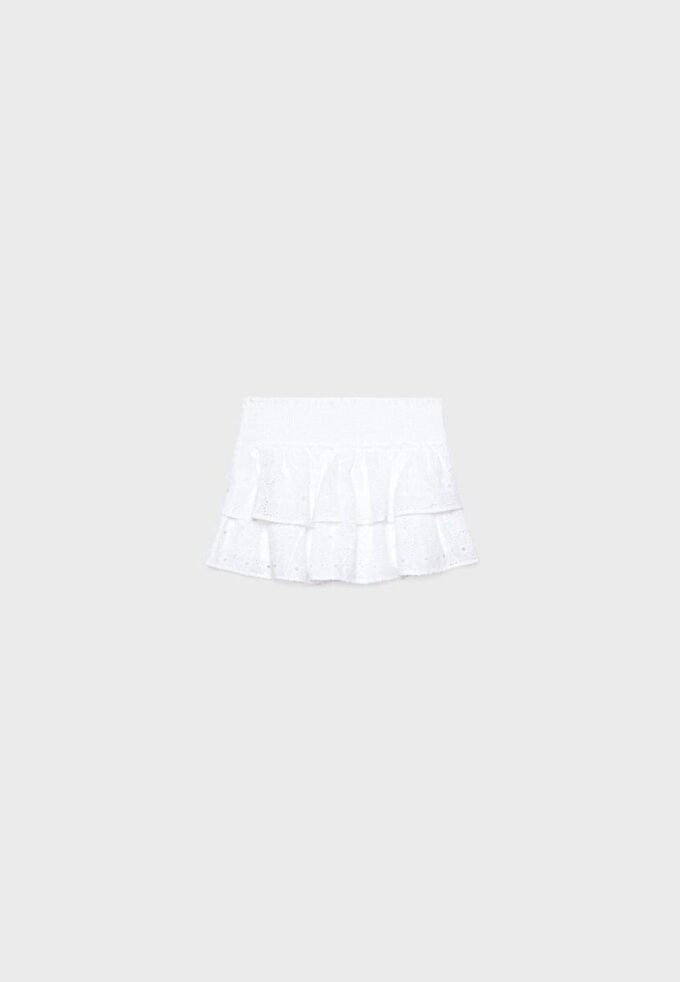 Flowing Skort with Embroidery Flowing Skort with Embroidery