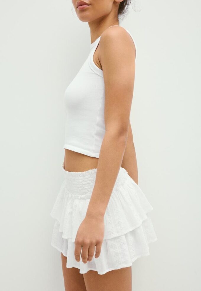 Flowing Skort with Ruffles Flowing Skort with Ruffles