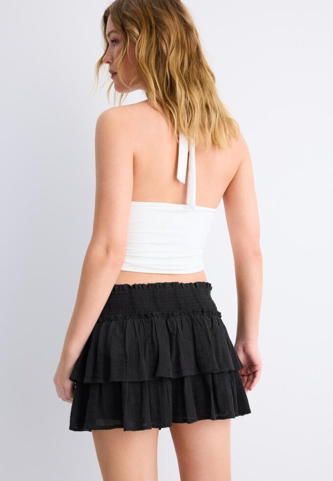 Flowing Skort with Ruffles