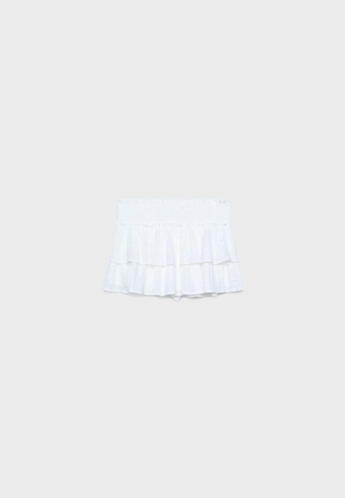 Flowing Skort with Ruffles Flowing Skort with Ruffles