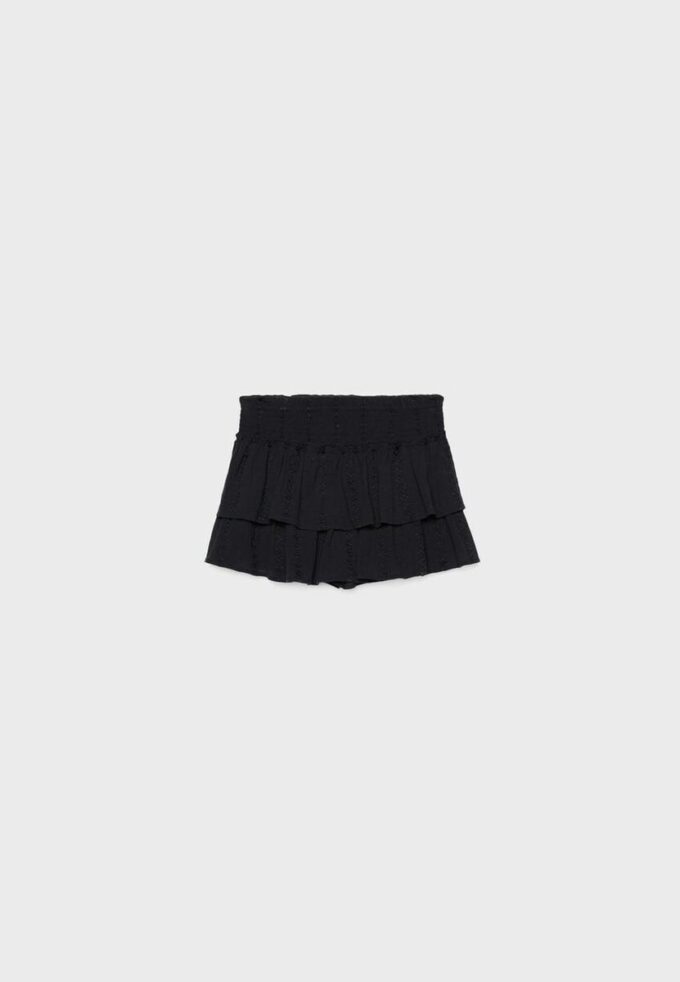 Flowing Skort with Ruffles