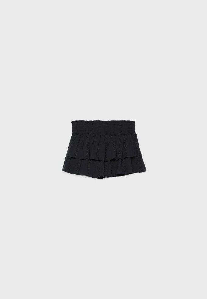 Flowing Skort with Ruffles