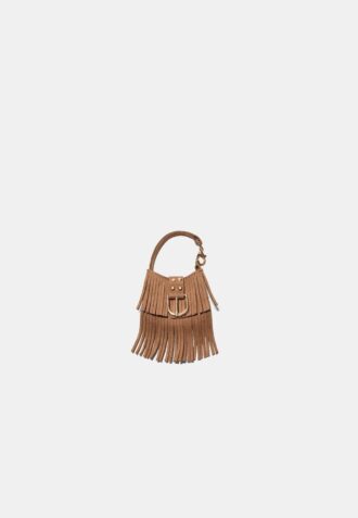 Fringed Bag Charm Keyring