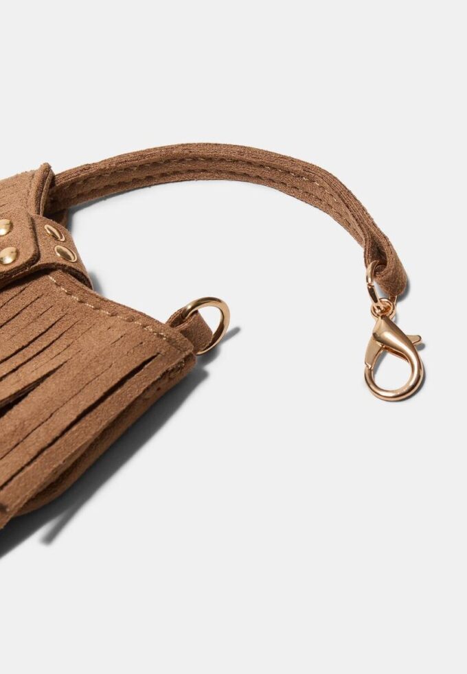 Fringed Bag Charm Keyring