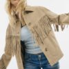 Fringed Leather Jacket