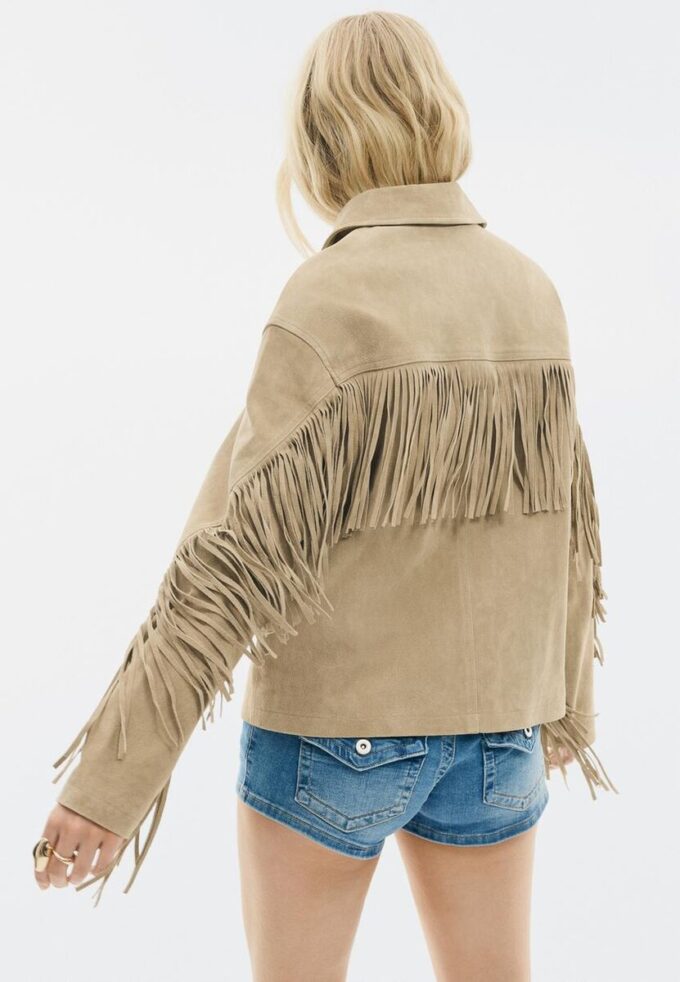 Fringed Leather Jacket