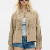 Fringed Leather Jacket