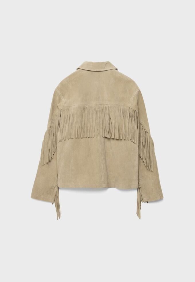 Fringed Leather Jacket