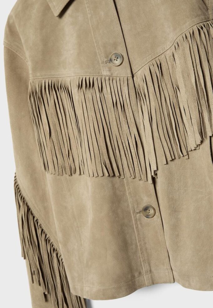 Fringed Leather Jacket