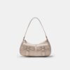 Half-Moon Shoulder Bag with Pockets