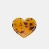 Heart Stud Fur Clip