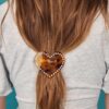 Heart Stud Fur Clip
