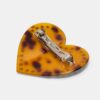 Heart Stud Fur Clip