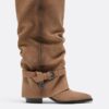 High-Heel Joots Leather Boots