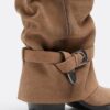 High-Heel Joots Leather Boots