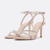 High-Heel Sandals with Rhinestone Detail High-Heel Sandals with Rhinestone Detail
