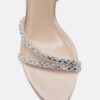 High-Heel Sandals with Rhinestone Detail High-Heel Sandals with Rhinestone Detail