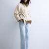 High Neck Leather Effect Trench Coat High Neck Leather Effect Trench Coat