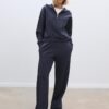 High-Neck Sweatshirt with Zip