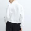 High-Neck Sweatshirt with Zip