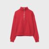 High-Neck Sweatshirt with Zip