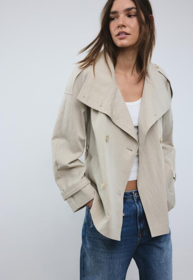 High-Neck Trench Coat High-Neck Trench Coat