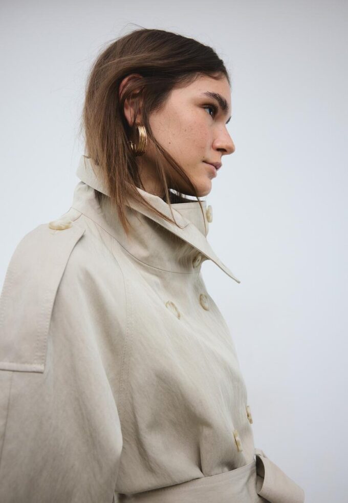 High-Neck Trench Coat High-Neck Trench Coat
