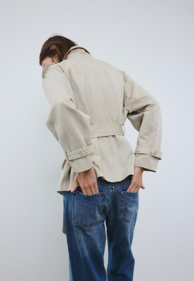 High-Neck Trench Coat High-Neck Trench Coat