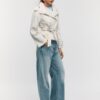 High-Neck Trench Coat with Belt High-Neck Trench Coat with Belt