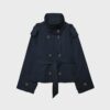 High Neck Trench Coat with Belt High Neck Trench Coat with Belt