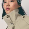 High Neck Trench Coat with Belt High Neck Trench Coat with Belt