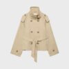 High Neck Trench Coat with Belt High Neck Trench Coat with Belt