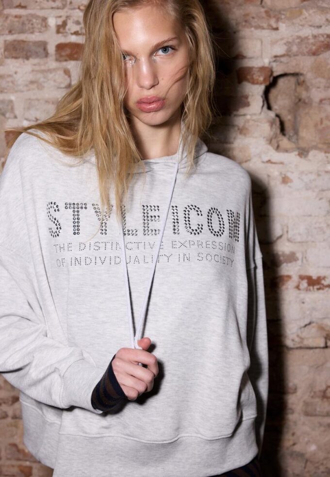 Hoodie with Rhinestones Hoodie with Rhinestones