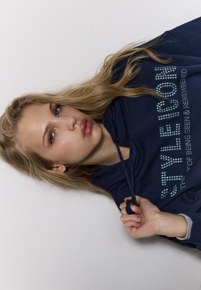 Hoodie with Rhinestones Hoodie with Rhinestones